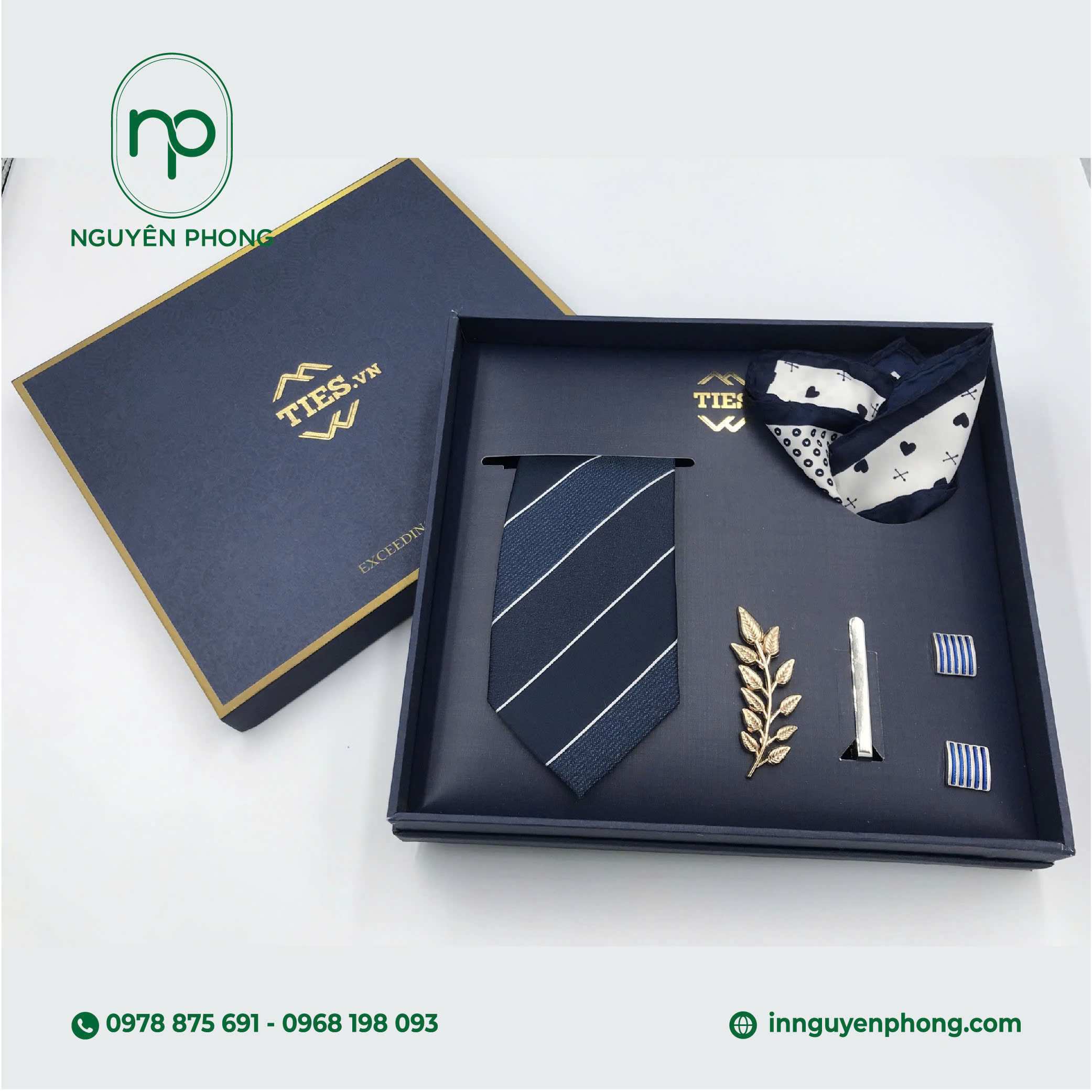 Hộp đựng cà vạt sang trọng thích hợp làm quà tặng